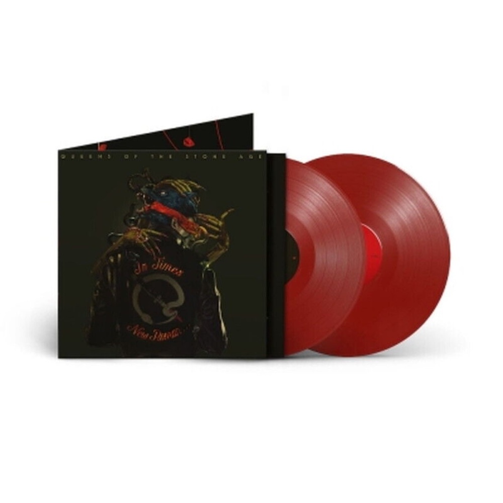 Queens of the Stone Age-In Times New Roman-RED Vinyl Record 2LP-Sealed-Ltd Ed